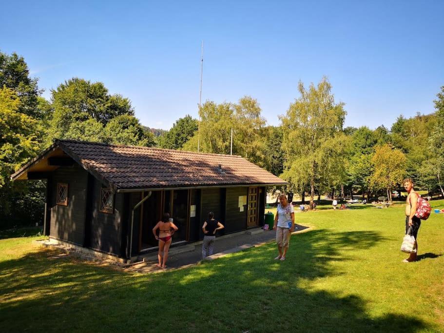 Ferienhaus Lena Im Sauerland Direkt Am Hennesee Meschede Exterior foto